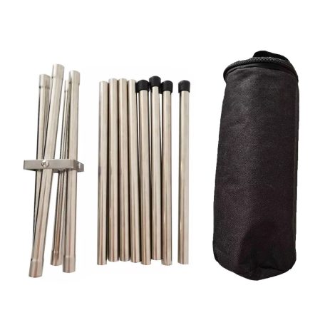 Prenosný a skladací stojan na táborák