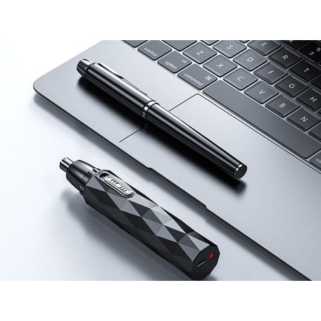 Pánsky zastrihávač chĺpkov v nose a ušiach 2 v 1, zastrihávač fúzov