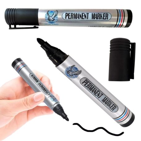 Permanentný popisovač FIX čierny vodeodolný 