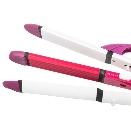 Žehlička na vlasy 3 v 1, kulma a krepovačka