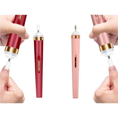 Elektrický pilník na nechty s 5 vymeniteľnými hlavicami