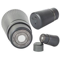 Mini zastrihávač fúzov bezdrôtový šedý