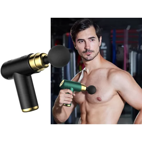 Batériový masážny prístroj so 4 hlavicami