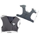 Bezdrôtová, vyhrievaná vesta s masážnou funkciou