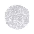 Okrúhle prestieranie striebornej farby - 41 cm