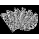 Okrúhle prestieranie striebornej farby - 41 cm