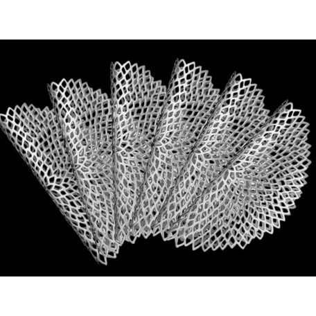 Okrúhle prestieranie striebornej farby - 41 cm