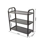 Trojúrovňový stojan na topánky (40 cm x 19 cm x 42 cm)