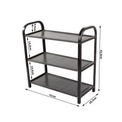 Trojúrovňový stojan na topánky (40 cm x 19 cm x 42 cm)