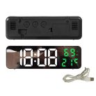 Digitálne hodiny s veľkým displejom, teplomerom, vlhkomerom a funkciou budíka