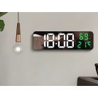 Digitálne hodiny s veľkým displejom, teplomerom, vlhkomerom a funkciou budíka