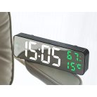 Digitálne hodiny s veľkým displejom, teplomerom, vlhkomerom a funkciou budíka