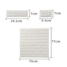 Nástenný panel so vzorom gréckych tehál 3D (70 x 77 cm)