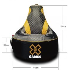 Gamer Orange XXL kreslo + Darček puff