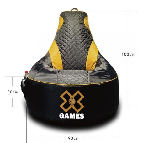 Gamer Red XXL kreslo + Darček puff