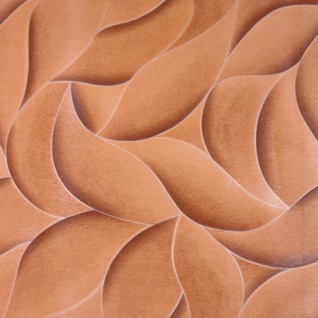 10 m x 53 cm hnedá tapeta so vzorom listov (rolka)