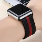 Miláno Red-Black veľký kovový remienok na hodinky Apple Watch 42/42/45/49 (magnetický)