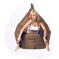 XXL sedací vak (hnedý)