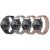 20 mm-vý strieborný kovový remienok Miláno na smart hodinky (magnetický)
