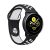 20mm-vý čierno-biely silikónový remienok Sports Wear pre smart hodinky 