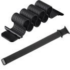 Miláno čierny kovový remienok na hodinky Apple Watch 38/40/41 (magnetický)