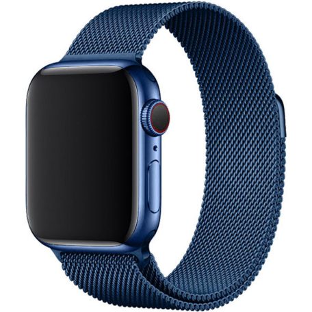 Miláno Blue veľký kovový remienok na hodinky Apple Watch 42/42/45/49 (magnetický)