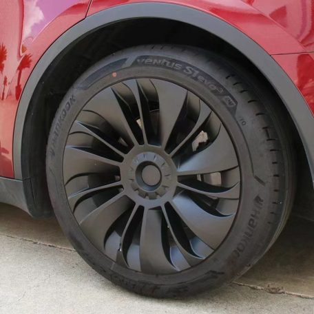 Tesla Model Y Turbin puklica na kolesá 19" (4ks) - matná čierna