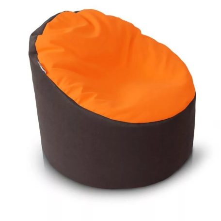 Detský sedací vak (oranžovo-hnedý)