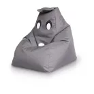 Detský sedací vak kamarát BUNNY (sivý)