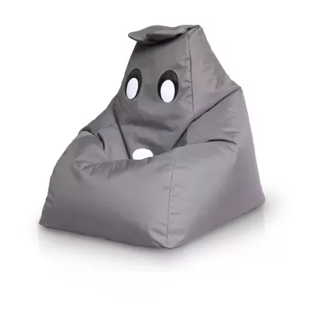 Detský sedací vak kamarát BUNNY (sivý)