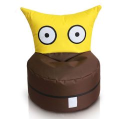 OWL detský sedací vak rozkošný tvor (hnedo-žltý)