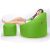Grande XXXL sedací vak + Darček puff (lime green)