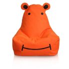 Detský sedací vak HIPPO hrošík (oranžový)