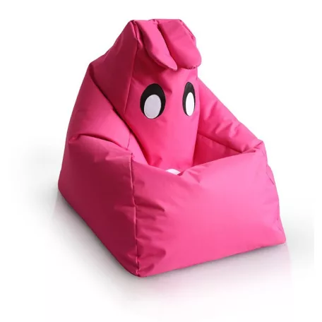 Detský sedací vak kamarát BUNNY(ružový)