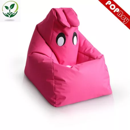 Detský sedací vak kamarát BUNNY(ružový)