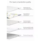 3 m x 60 cm-ový samolepiaci PVC panel so sivým mramorovým vzorom  v rolke