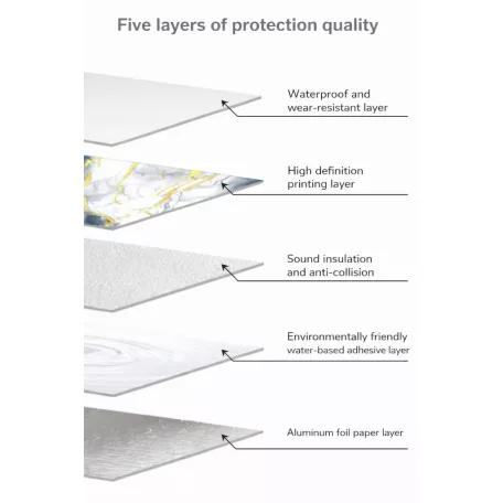 3 m x 60 cm-ový samolepiaci PVC panel so sivým mramorovým vzorom  v rolke