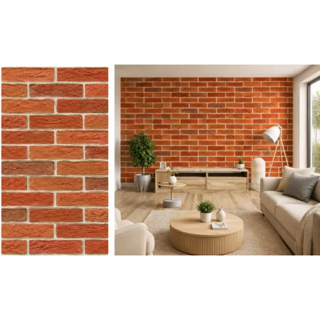 3 m x 60 cm-ový samolepiaci PVC panel s tehlovým vzorom v rolke