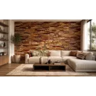 3 m x 60 cm-ový samolepiaci PVC panel s tehlovým vzorom v rolke - Atlanta