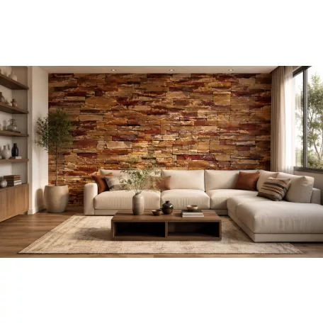 3 m x 60 cm-ový samolepiaci PVC panel s tehlovým vzorom v rolke - Atlanta