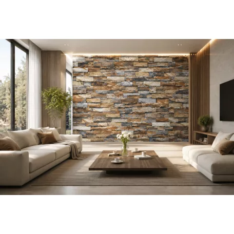 3 m x 60 cm-ový samolepiaci PVC panel s tehlovým vzorom v rolke - Palermo