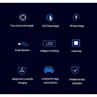 Nabíjačka do auta so 4 USB (3 x USB 3.1A + 1 x 66 W) s technológiou USB Quick Charge 3.0 a zobrazením napätia batérie