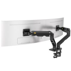   Nastaviteľný dvojitý otočný stojan na stolný monitor (27"-34") pre uhlopriečky obrazovky od 68 cm do 86 cm