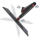 Nastaviteľný otočný stojan pre stolný monitor (17"-30") pre uhlopriečku obrazu od 43 cm do 76 cm