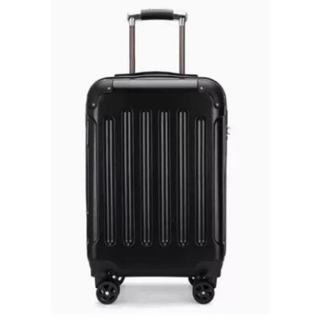 Kufor National Traveller s pevnými stenami a kolieskami - 55 x 22 x 35 cm - pre všetky letecké spoločnosti - čierny