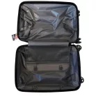 Kufor National Traveller s pevnými stenami a kolieskami - 55 x 22 x 35 cm - pre všetky letecké spoločnosti - čierny