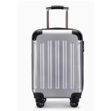 Kufor National Traveller s pevnými stenami a kolieskami - 55 x 22 x 35 cm - pre všetky letecké spoločnosti - sivý