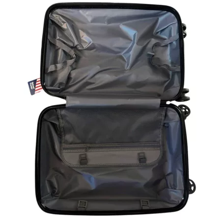 Kufor National Traveller s pevnými stenami a kolieskami - 55 x 22 x 35 cm - pre všetky letecké spoločnosti - sivý