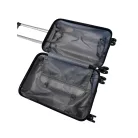 Kufor National Traveller s pevnými stenami a kolieskami - 55 x 22 x 35 cm - pre všetky letecké spoločnosti - sivý