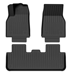   Tesla Model Y Juniper 3-dielna prémiová sada kobercov (vystužená)